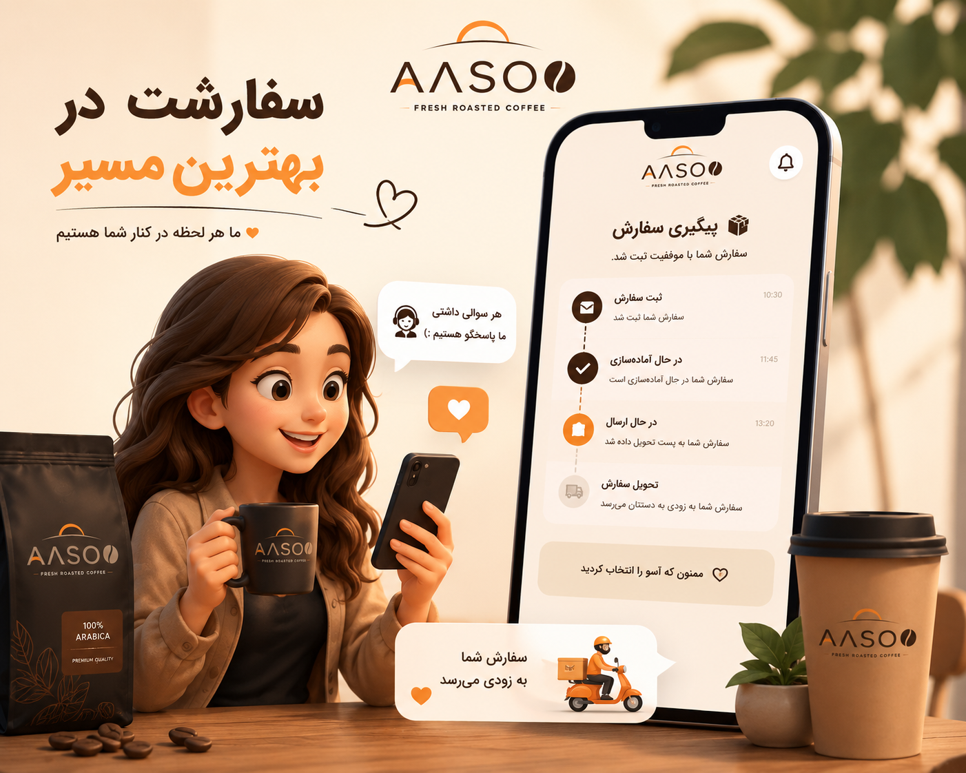 تماس با آسو